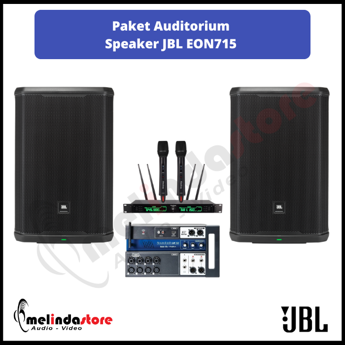 Paket Auditorium  speaker JBL EON715 - 2 Speaker